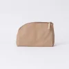 PU Tote Bag + Toiletery Bag Beige