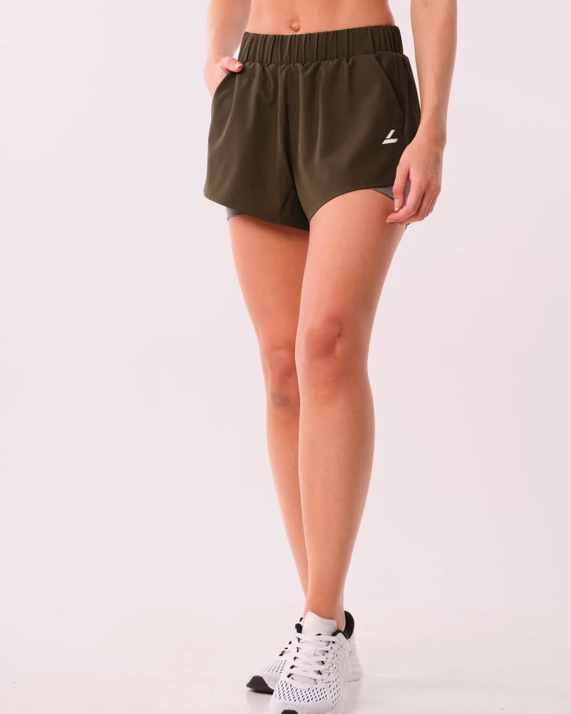 Radical Run 2-1 Shorts Green Forest