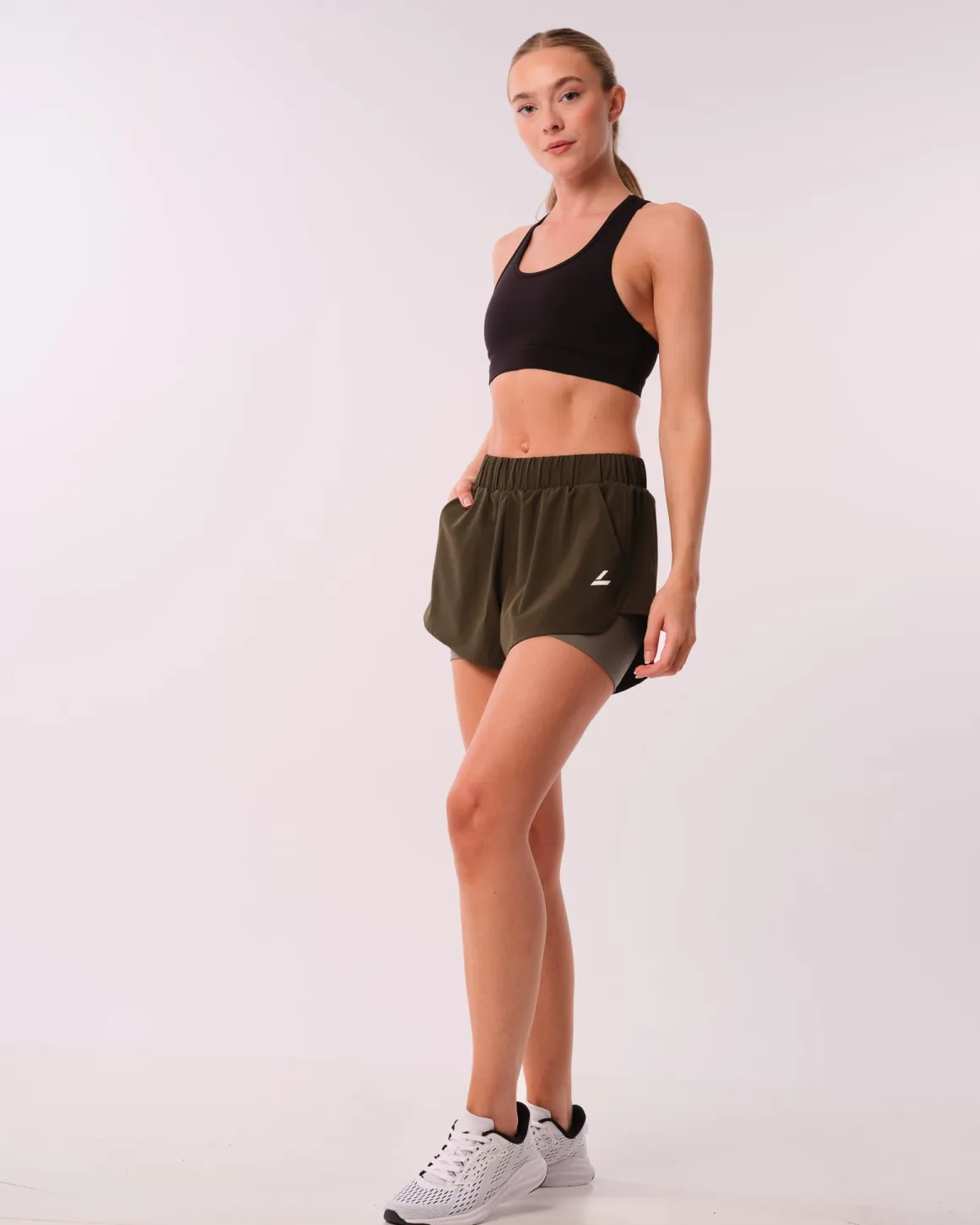 Radical Run 2-1 Shorts Green Forest