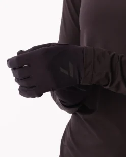 Reflective Running Gloves Black/Reflective