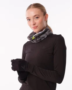 Reflective Running Gloves Black/Reflective