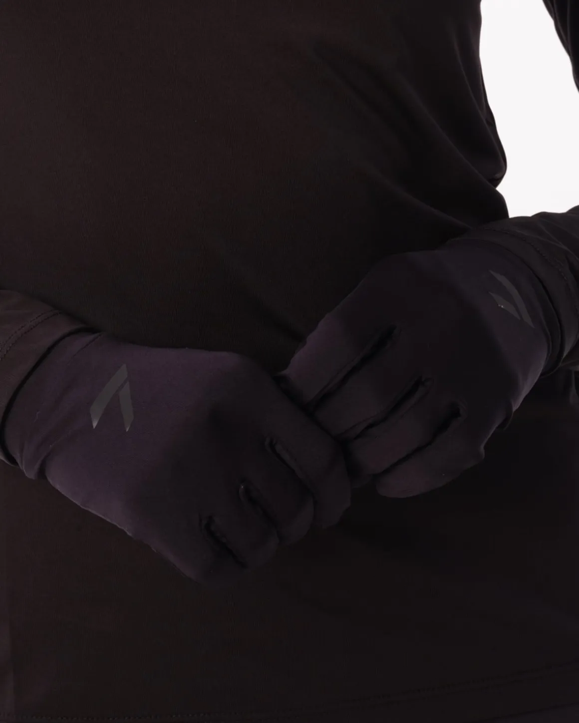 Reflective Running Gloves Black/Reflective
