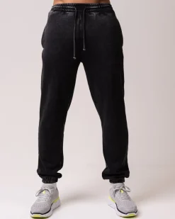 Relaxed Hoodie + Sweatpants Black Washed SET
