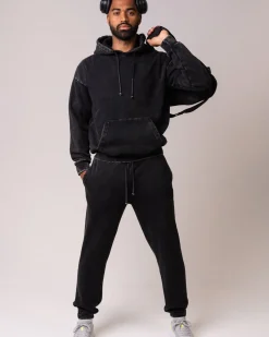 Relaxed Sweatpants Black Washed