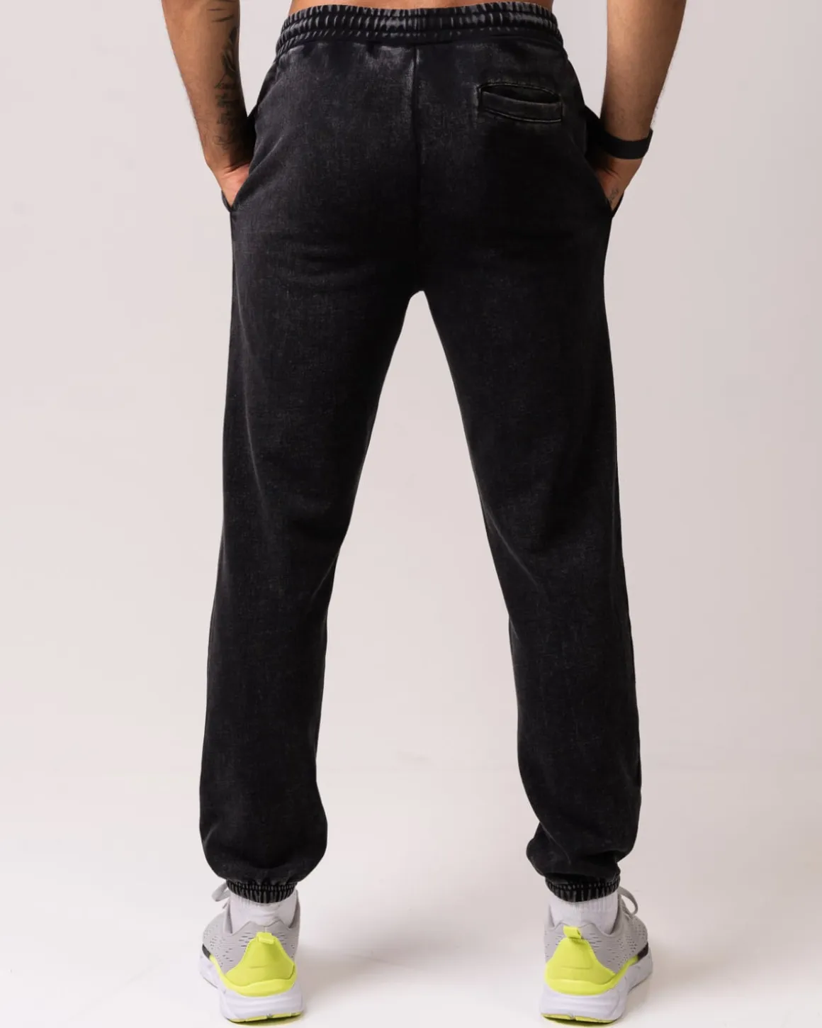 Relaxed Sweatpants Black Washed