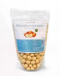 Ristede & Salte Macadamianøtter 3x500g