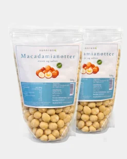 Ristede & Salte Macadamianøtter 2x500g