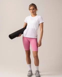 Routine Seamless Pocket Shorts Pink Fuchsia Marl