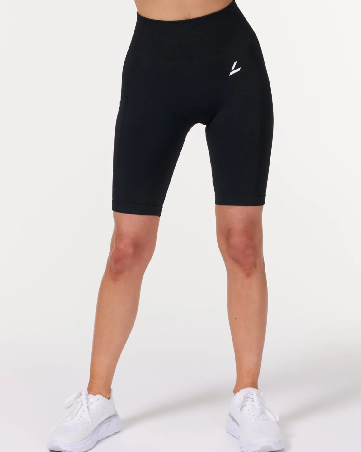 Routine Seamless Pocket Shorts Black Marl 2-PACK