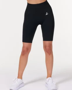 Routine Seamless Pocket Shorts Black Marl