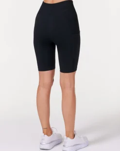 Routine Seamless Pocket Shorts Black Marl