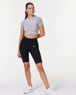 Routine Seamless Pocket Shorts Black Marl