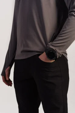 Run Half Zip M Grey Granite