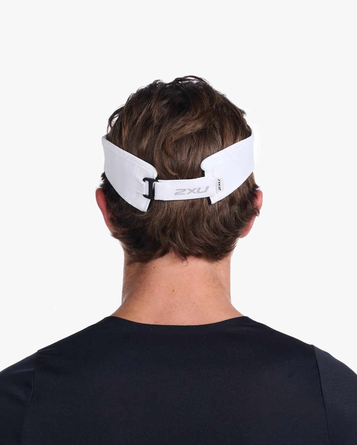 Run Visor White/White – One Size