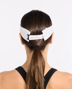 Run Visor White/White – One Size