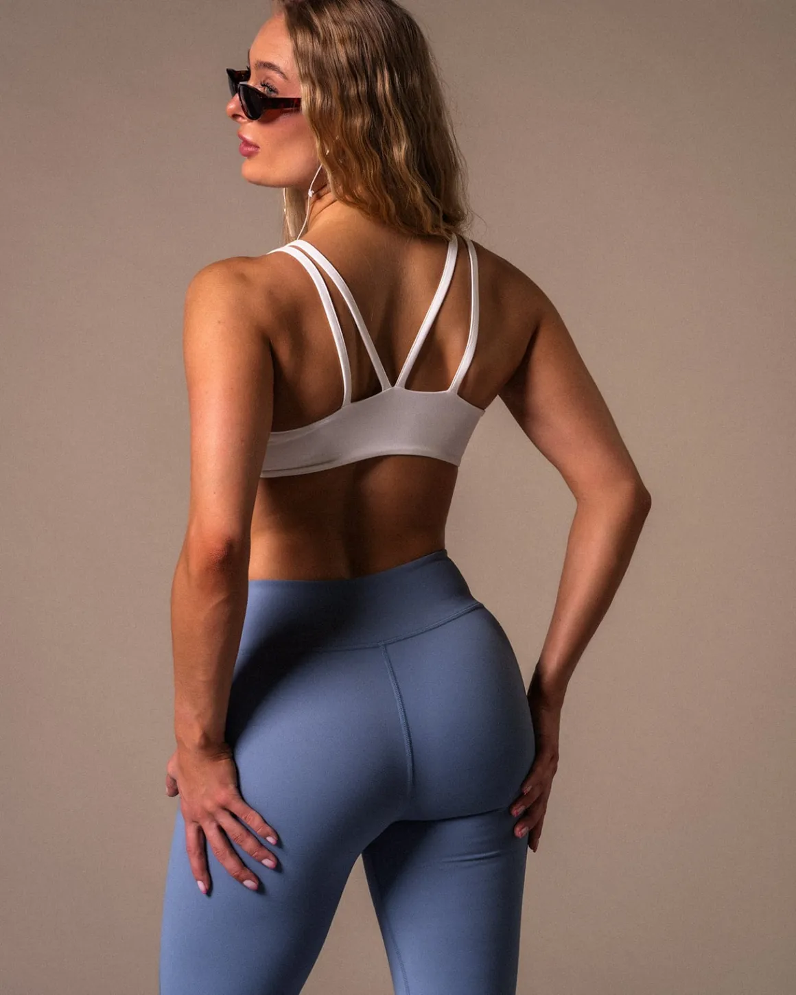Second-Skin Flare Pants Blue Winward