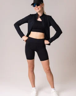Second-Skin Pocket Shorts 7″ Black