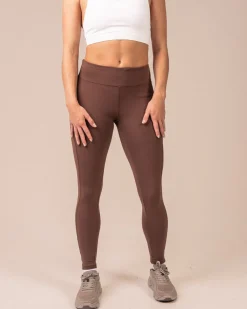 Second-Skin Pocket Tights Brown Pine