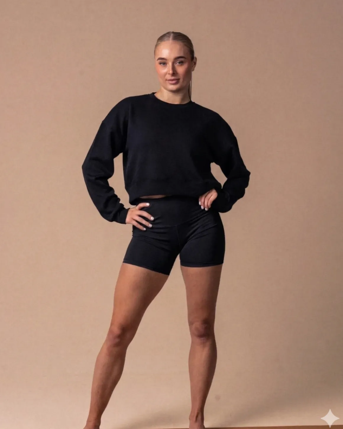 Second-Skin Studio Shorts 5″ Black Beauty