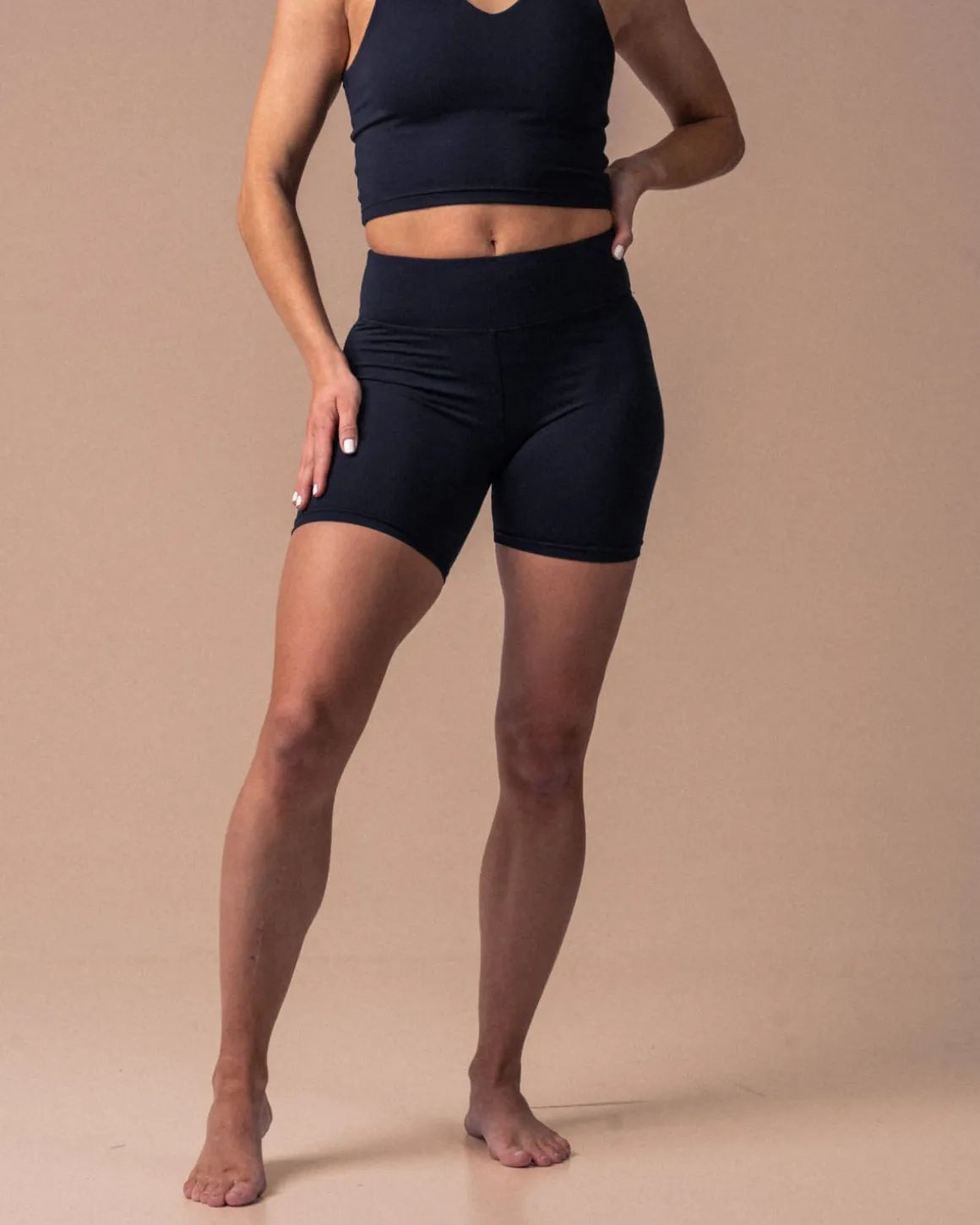 Second-Skin Studio Shorts 5″ Black