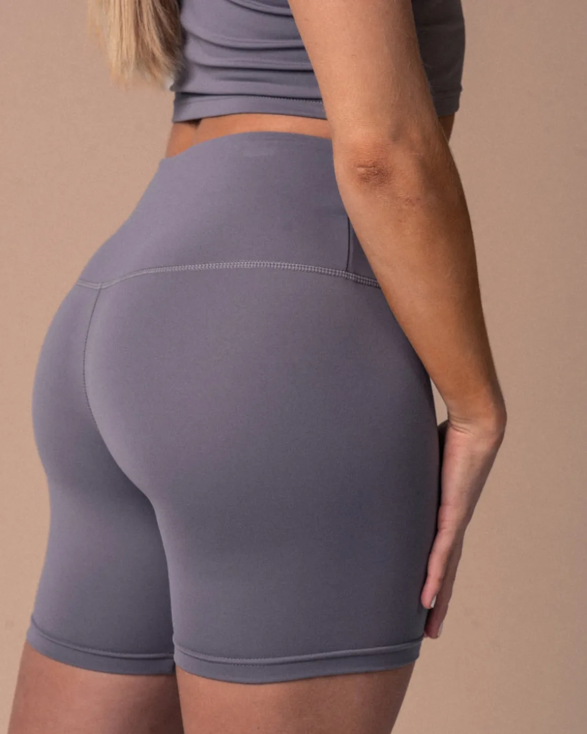 Second-Skin Studio Shorts 5″ Grey Sky