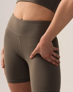 Second-Skin Studio Shorts 5″ Green Smokey