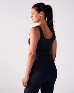 Second-Skin Tank Top Navy