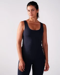 Second-Skin Tank Top Navy