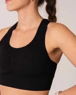Silhouette Seamless Bra + Tights Black SET