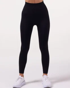 Silhouette Seamless Bra + Tights Black SET