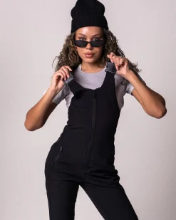 Ski Jacket + Salopette Pants Black SET