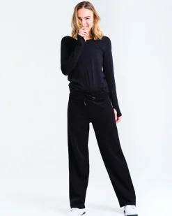 Soft Feel Pants Black