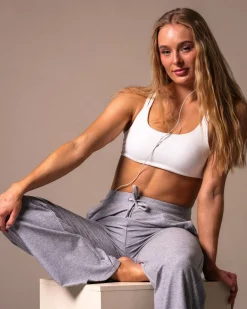 SoftFlow Wide Pants Light Grey Marl
