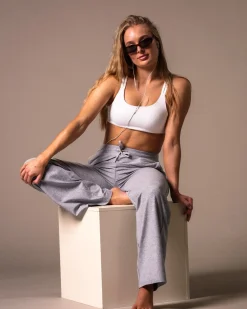 SoftFlow Wide Pants Light Grey Marl