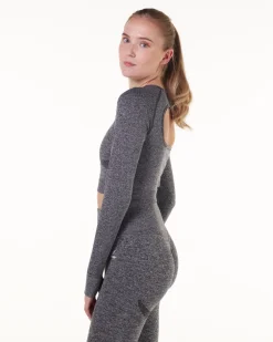 Solar Seamless Cropped LS Grey Marl
