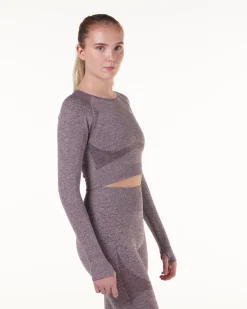 Solar Seamless Cropped LS Red Dusty Marl