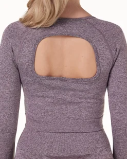 Solar Seamless Cropped LS Red Dusty Marl