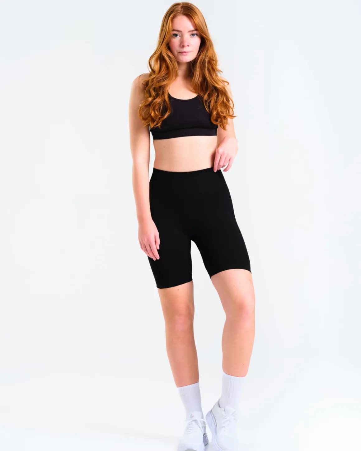 Solar Seamless Shorts Black Beauty