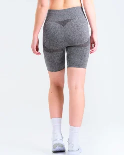 Solar Seamless Shorts Dark Grey Marl