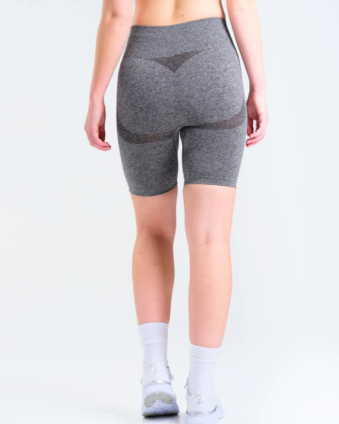 Solar Seamless Shorts Dark Grey Marl
