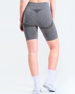 Solar Seamless Shorts Dark Grey Marl