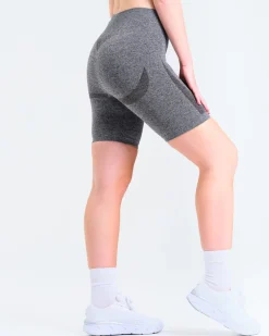 Solar Seamless Shorts Dark Grey Marl