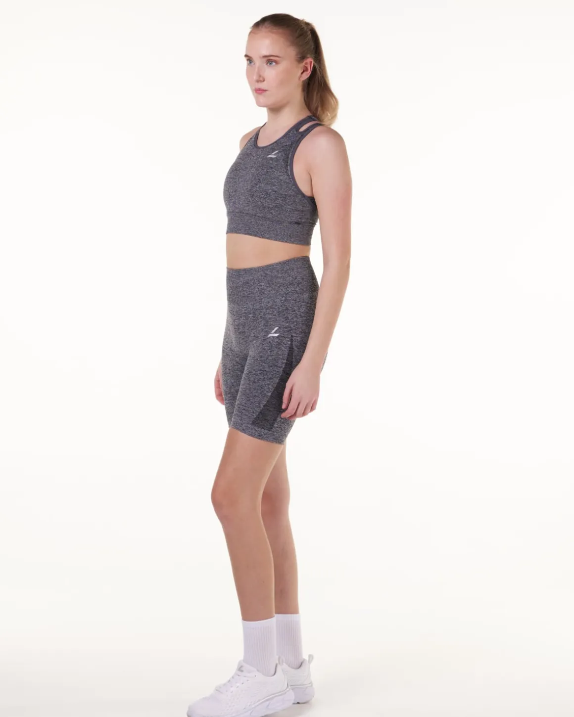 Solar Seamless Shorts Grey Marl 22