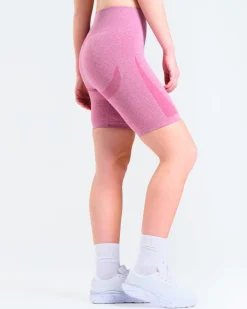Solar Seamless Shorts Pink Violet Marl