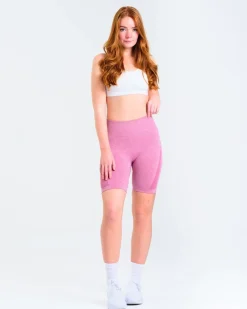 Solar Seamless Shorts Pink Violet Marl 2-PACK