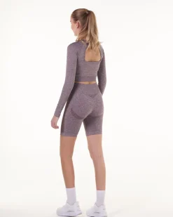Solar Seamless Shorts Red Dusty Marl