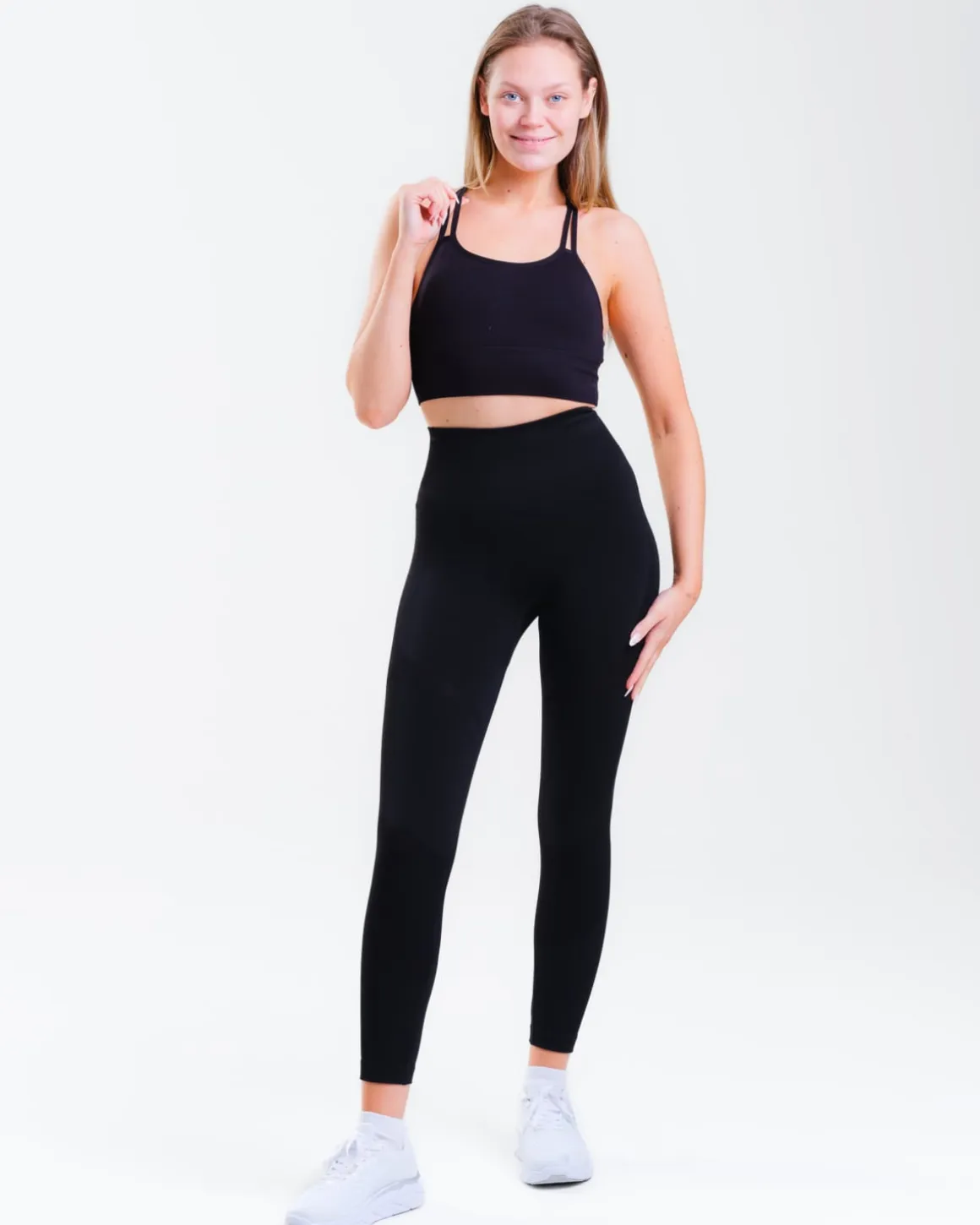 Solar Seamless Tights All Black –