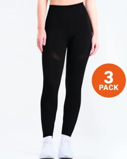 Solar Seamless Tights Black 3-PACK
