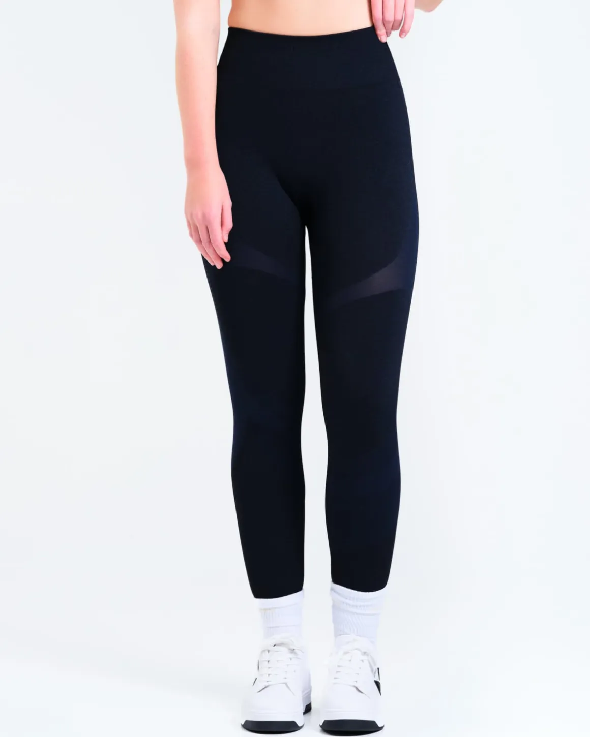 Solar Seamless Tights Blue Navy