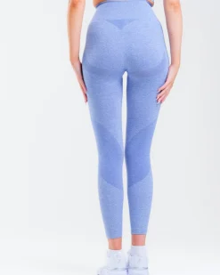 Solar Seamless Tights Blue Tide Marl